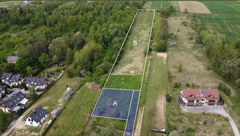 Działka budowlana z pięknym widokiem w Wielkiej Wsi - polecam! działka Wielka Wieś, Spokojna
