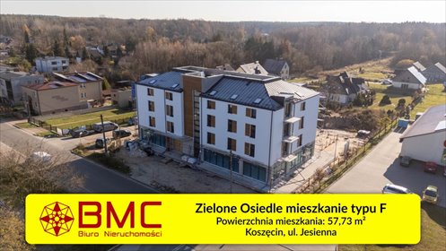 Nowoczesne 3-pokojowe mieszkanie z balkonem i garażem mieszkanie Koszęcin, Jesienna