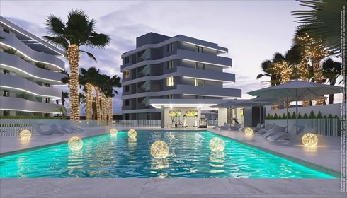 Na sprzedaż nowoczesne mieszkanie 83 m² z tarasem w Guardamar mieszkanie Costa Blanca, Costa Blanca