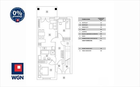 mieszkanie na sprzedaż 64m2 mieszkanie Łagów Lubuski, Łagów Lubuski