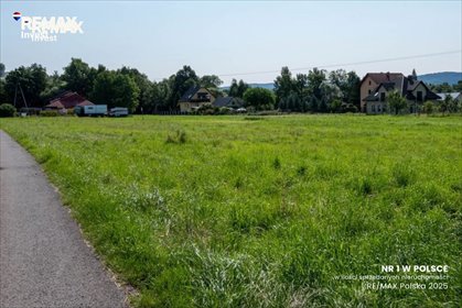 Działka budowlana w Łękawicy z MPZP, media, 714 m² działka Łękawica, Mleczna
