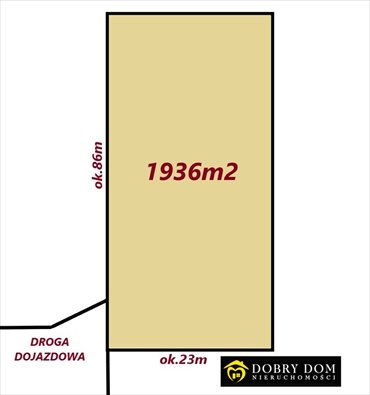Działka inwestycyjna 1936 m² (6 domów bliźniaczych) działka Sielachowskie