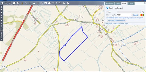 działka na sprzedaż 3000m2 działka Połęczyno