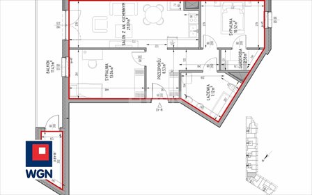 mieszkanie na sprzedaż 63m2 mieszkanie Lublin, Felin, Królowej Jadwigi