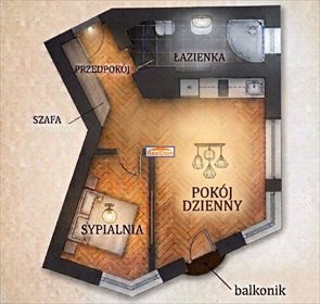 Klimatyczne 2-pokojowe mieszkanie w centrum Krakowa mieszkanie Kraków, Grzegórzki, Grzegórzki, Grzegórzecka