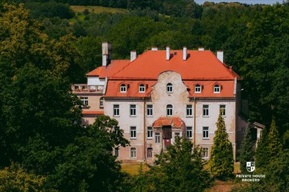 Unikalny pałac z pozwoleniem na budowę – inwestycja w Bystrzycy Górnej dom Bystrzyca Górna, Osiedle Sowie