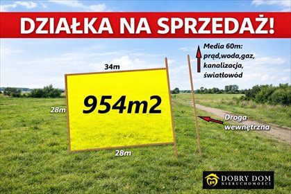 działka na sprzedaż 954m2 działka Białystok, Zawady