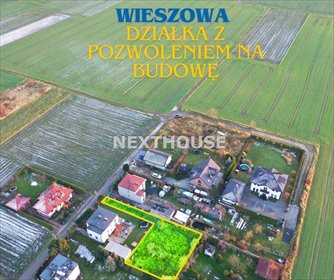 działka na sprzedaż 649m2 działka Wieszowa