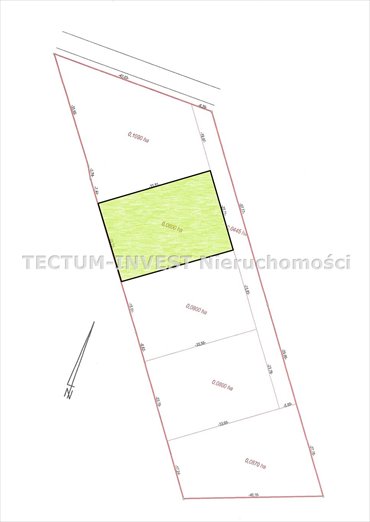 działka na sprzedaż 800m2 działka Marklowice