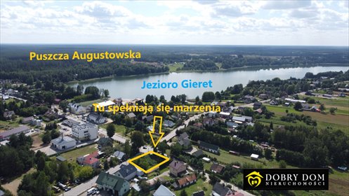 Do sprzedania działka 843 m² z mediami blisko jezior i natury działka Sejny