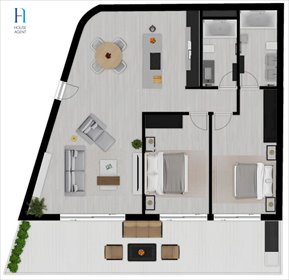 Nowoczesny apartament 89,86 m² z tarasem w Calpe - polecam! mieszkanie Calp, Calpe