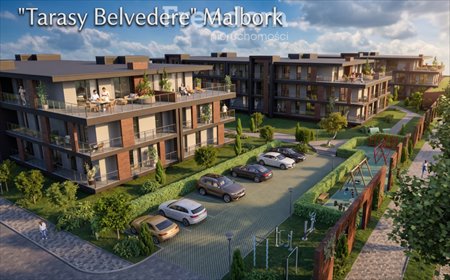 Nowoczesne mieszkanie 38 m² w centrum Malborka - Tarasy Belvedere mieszkanie Malbork, Warecka