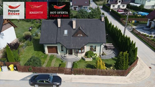 Dom z garażem i dużym salonem w Zielonej Wsi - polecam! dom Zielona Wieś