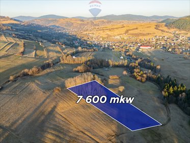 działka na sprzedaż 7600m2 działka Poręba Wielka