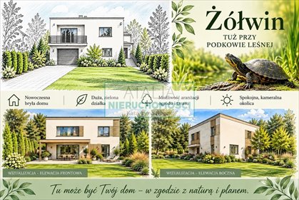 Zapraszam do obejrzenia domu 160 m² z wysokim podpiwniczeniem w Żółwinie dom Żółwin
