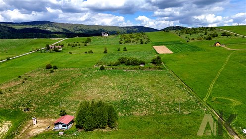 działka na sprzedaż 872m2 działka Pisarzowa