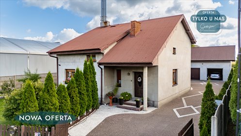 Dom 110 m² z garażem 47,6 m² w Galewicach polecam dom Galewice, Targowa