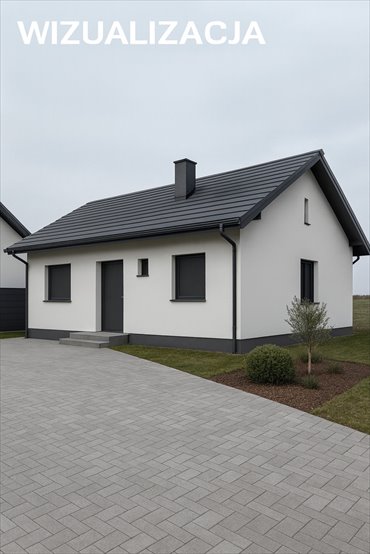 Parterowy dom 100 m² z tarasem, blisko Gniezna dom Owieczki