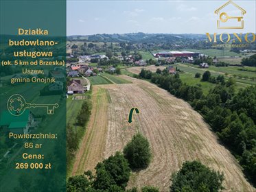 działka na sprzedaż 8600m2 działka Uszew
