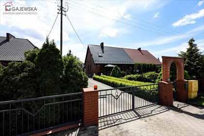 Urokliwy dom z czerwonej cegły, 96 m2, ogród, garaż dom Osiek nad Notecią