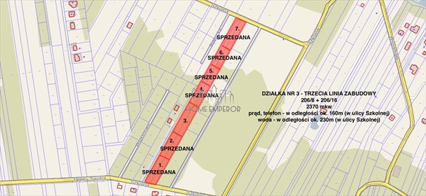 Działka 2370 m² w Gliniance - zapraszam działka Glinianka, Szkolna