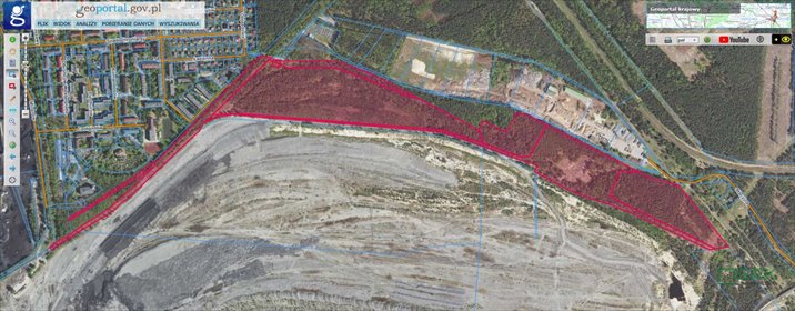 działka na sprzedaż 224243m2 działka Sosnowiec, Porąbka, Stacyjna i Łazienna