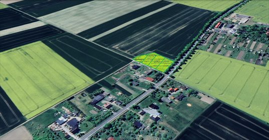 działka na sprzedaż 994m2 działka Zielin, Wincentego Witosa