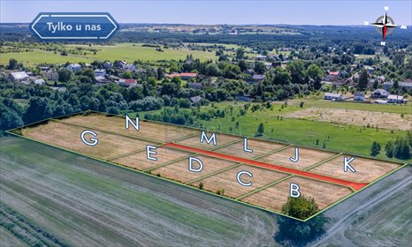 działka na sprzedaż 999m2 działka Jaworznik, Krótka