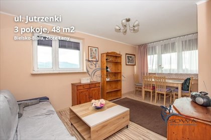 Przestronne 3-pokojowe mieszkanie z pięknym widokiem na góry mieszkanie Bielsko-Biała, Osiedle Złote Łany