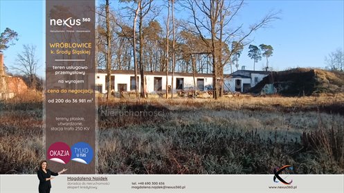 działka na wynajem 500m2 działka Wróblowice