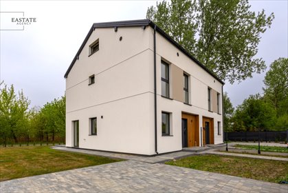 Dom bliźniak w stanie deweloperskim, 126,56 m², Łomianki dom Łomianki, Brzegowa