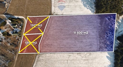 działka na sprzedaż 11500m2 działka Badowo-Mściska