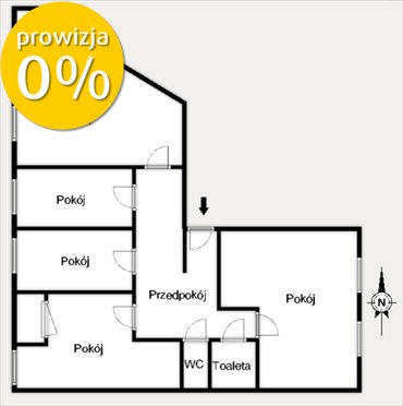 Stylowe 4-pokojowe mieszkanie 90 m² z balkonem - Ołbin Wrocław mieszkanie Wrocław, Ołbin, Ołbin, pl. gen. Józefa Bema