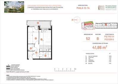 mieszkanie na sprzedaż 42m2 mieszkanie Bydgoszcz, Fordońska