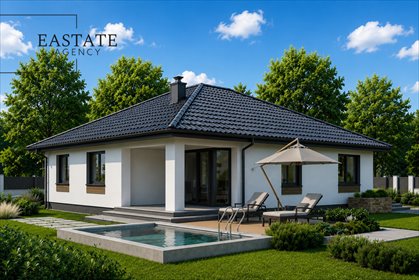 Nowoczesny dom 135 m² - 3 sypialnie - garaż w Chrzanowie Małym dom Chrzanów Mały