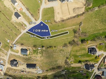 Działka z pozwoleniem i projektem domu 131 m², Rabka-Zdrój działka Słone, Poniatowskiego