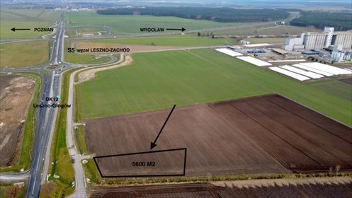 Działka przemysłowo-handlowa pod dzierżawę Leszno 2 000m2 Foto 4