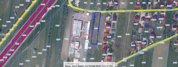 działka na sprzedaż 1710m2 działka Puchały