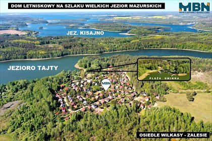 Letniskowy dom nad jeziorem Tajty w Wilkasach - polecam dom Giżycko, Wilkasy