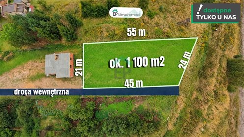 Do sprzedania działka 1100 m² w Częstochowie z warunkami zabudowy działka Częstochowa, Wielki Bór