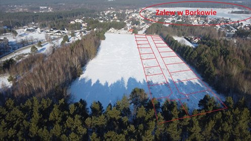 Działki budowlane w Borkowie pod Kielcami, 23 170 m2 działka Daleszyce, Borków, Brzozowa