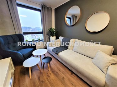 Luksusowy apartament 32 m² z widokiem na miasto. mieszkanie Wrocław, Fabryczna