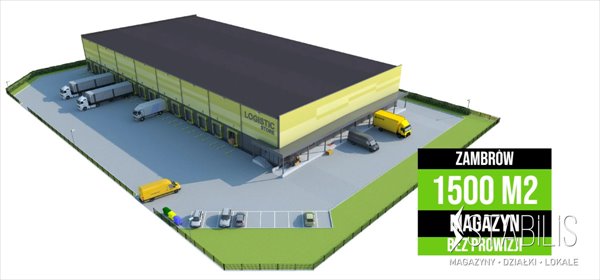 magazyn na wynajem 800m2 magazyn Zambrów, Białostocka