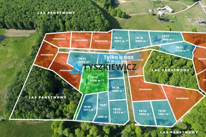działka na sprzedaż 3004m2 działka Trzepowo, Sambora