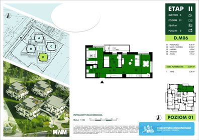 mieszkanie na sprzedaż 53m2 mieszkanie Rzeszów, Przybyszówka, Dębicka