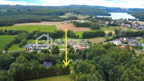 Sprzedam działkę 1044 m² w Ostrzycach z widokiem na jeziora działka Ostrzyce