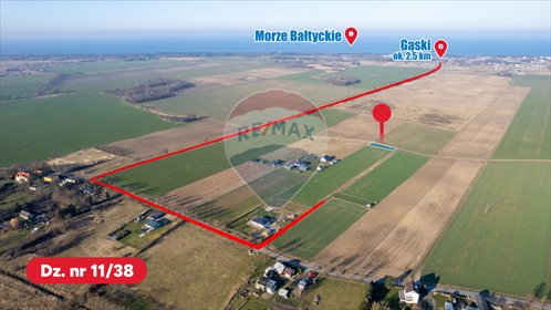 Zapraszam do zakupu działki 964 m² pod dom blisko morza działka Śmiechów