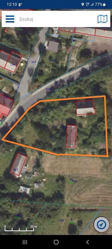 działka na sprzedaż 2100m2 działka Smolak