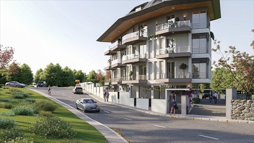 Nowoczesne 60 m² z widokiem na morze w centrum Alanyi mieszkanie Alanya, Hacımehmetli, Alanya, Antalya