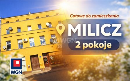 Dwupokojowe mieszkanie w centrum Milicza z piwnicą i parkingiem mieszkanie Milicz, Centrum, Wojska Polskiego